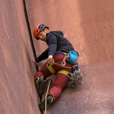 Climbing in Indian Creek